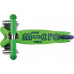 Micro hulajnoga Mini DELUXE LED GREEN BLUE