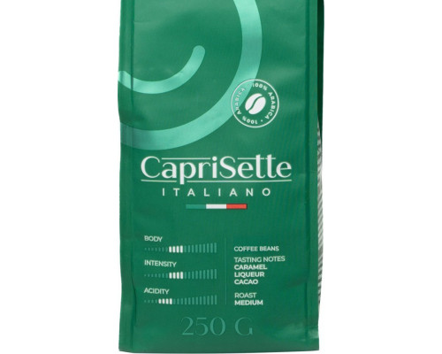 Coffee beans Caprisette Italiano, 250 g