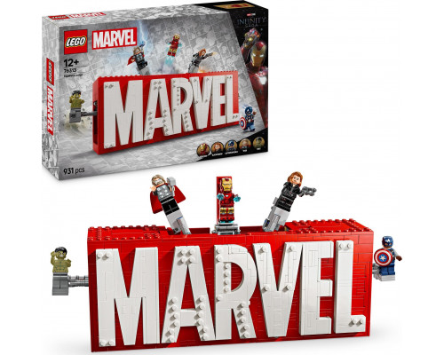 Marvel Logo MARVEL z minifigurkami  (76313)