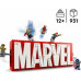 Marvel Logo MARVEL z minifigurkami  (76313)