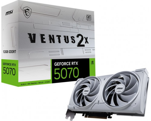 MSI GeForce RTX 5070 Ventus 2X OC White 12GB GDDR7