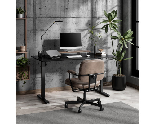 Gaming galds SENSE7 NOJO LIGHT Black 140 cmx70 cm