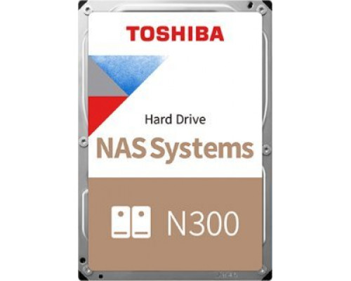 Dysk Toshiba N300 MN10ADA10TS 10TB 3,5'' 7200 512MB SATA III NAS BULK