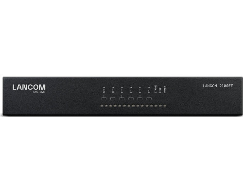 LANCOM 2100EF - SD-WAN Gateway - with fiber and ethernet - 1GbE, 2.5GbE - 1U - Cloud-verwaltet - Tisch-/Regal-Montage