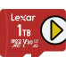 SD  Lexar PLAY MicroSDXC 1 TB Class 10 UHS-I/U1 A2 V30 (LMSPLAY001T-BNSNG)