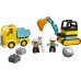 LEGO Duplo Ciężarówka и гараж Gąsienicowa 4 szt. (10931)