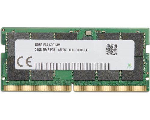 hp inc. HP 32GB 1x32GB DDR5 4800 SODIMM ECC Mem