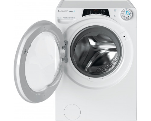 Candy Skalbimo mašina with Dryer | ROW 4854DWMT/1-S | Energy efficiency class A/D | Front loading | Skalbimo talpa 8kg | 1400 RPM | Gylis 53 cm | Plotis 60 cm | Ekranas | TFT | Drying system | Drying capacity 5kg | Steam function | Wi-Fi | Baltas