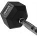 HMS ‎‎Hantel Hex Pro rubberized 1 x 50 kg