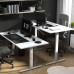 Gaming galds Mark Adler Leader 7.6 White White 160 cm x 80 cm