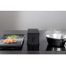 Novy | One Pro 1811 | Induction hob with built-in hood | 78 cm | Number of burners/cooking zones 4 | Black | Touch