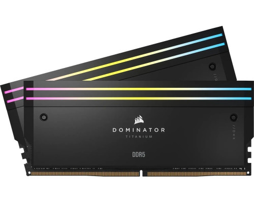 Corsair Dominator Titanium RGB, DDR5, 96 GB, 6800MHz, CL40 (CMP96GX5M2B6800C40)