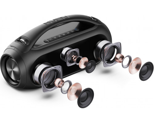 Ekspres do kawyDomoSVEN PS-380 głośnik bluetooth 40W, FM, IPx5, RGB