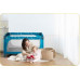 Ricokids + materac + bag 125 x 65 x 78 cm RK-240 granatowe