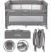 ŁÓŻeczko kidwell dwupoziomowe blissy lift gray
