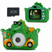 Aparat Cyfrowy XREC X2 48MP Kamera 1080p dla Dziecka 5x Gry MP3 + Karta 4GB / XREC X2 / Dinozaur Green