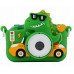 Aparat Cyfrowy XREC X2 48MP Kamera 1080p dla Dziecka 5x Gry MP3 + Karta 4GB / XREC X2 / Dinozaur Green