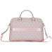 Bag Guess 4G Zipper Pocket Triangle Logo 15" pink