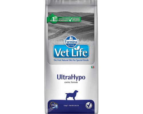 Farmina Pet Foods Vet Life Ultrahypo 12kg