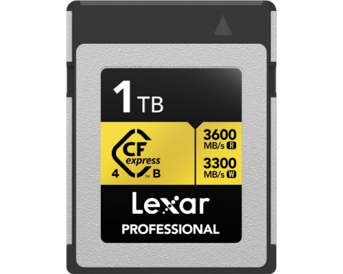 SD  Lexar Professional Gold CFexpress 1 TB  (LCXEXP4001T-RNENG)