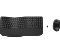 HP 685 - Tastatur-und-Maus-Set - dual mode, 3-zone layout, multi-device, 23 programmable keys, OS Auto-Detection, low profile key travel - full size - kabellos - 2.4 GHz, Bluetooth - QWERTZ - Deutsch - Schwarz - Smart Buy