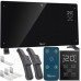 convectorowy szklany black z LCD, pilotem sterowania i WiFi 2500W (1)