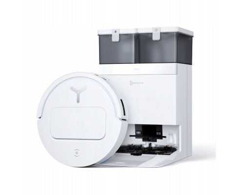 Ecovacs Robotic Vacuum Cleaner | DEEBOT T50 PRO OMNI | Wet&Dry | Li-ion | 6400 mAh | Dust capacity 0.26 L | 15000 Pa | White