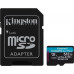 SD  Kingston Canvas Go! Plus (Gen4) MicroSDXC 512 GB Class 10 UHS-I/U3 A2 V30 (SDCG4/512GB)