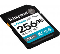 SD  Kingston Canvas Go! Plus (Gen4) SDXC 256 GB Class 10 UHS-I/U3 V30 (SDG4/256GB)