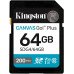 SD  Kingston Canvas Go! Plus (Gen4) SDXC 64 GB Class 10 UHS-I/U3 V30 (SDG4/64GB)