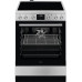 Kuchenka AEG 5000 Surround Cook 73 L szerokość 60 cm stali nierdzewnej Płyta elektryczna z ceramiczną powierzchnią