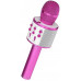 Bezprzewodowy mikrofon Bluetooth WS858 karaoke różowy