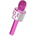 Bezprzewodowy mikrofon Bluetooth WS858 karaoke różowy