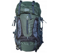 Plecak Turystyczny do Wędrówek Damski Męski Green Pojemny KUBISPORT 60 L