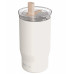 Quokka Mist - Thermal mug of steel stainlessj 720 ml with a straw (Ivory)
