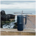 Quokka Umi - Thermal mug of steel stainlessj 720 ml with a straw i silikonową podstawką (Black)