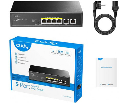 6P Cudy GS1006P PoE+