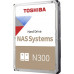 Toshiba N300 HDWG62CUZSVA 22TB 3,5" 7200 512MB SATA III NAS BULK
