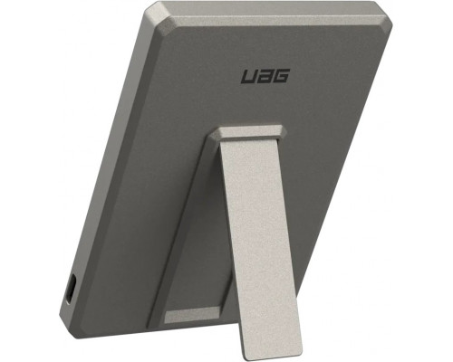 UAG Ultra Slim 5K - powerbank 5000 mAh z podstawką, ładowanie bezprzewodowe 10W, kompatybilny z MagSafe, cable w zestawie (titanium)