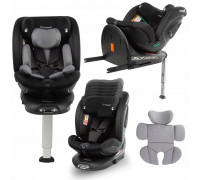 samochodowy MoMi SGOCAR od 40 do 135 cm BLACK GREY 5906601700699