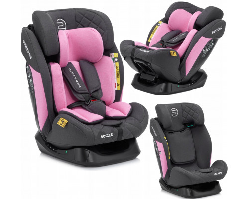 FOTELIK SAMOCHODOWY SESTTINO SECURE PRO PINK 0-36 KG 40-150cm