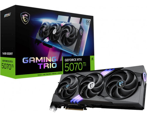 MSI GAMING GeForce RTX 5070 Ti 16G TRIO OC NVIDIA 16 GB GDDR7