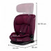 Automobilinė kėdutė Kinderkraft Oneto3 i-Size, 9-36 kg, cherry pearl