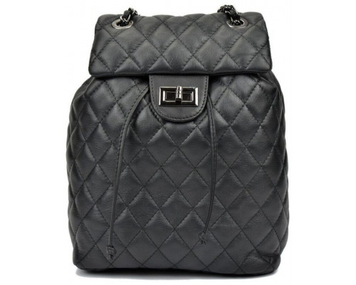 Plecak Casual Anna Luchini SS22-AL-2165-NERO Black 22 x 32 x 11 cm