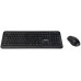 HP Targus Zestaw klawiatury i myszy kombinacja full size bezprzewodowy 2.4 GHz AZERTY francuski czarny