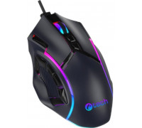 C-TECH Herní myš Akali, 12800 DPI, RGB podsvícení, USB, Černá
