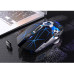 MYSZKA BEZPRZEWODOWA SLIM LED ŁADOWANA RGB BEZKLIKOWA USB 2.4Ghz AKUMULATOR
