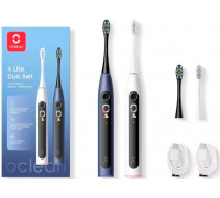Oclean X Lite Smart Sonic Duo Set Electric Toothbrush, Gray and Blue