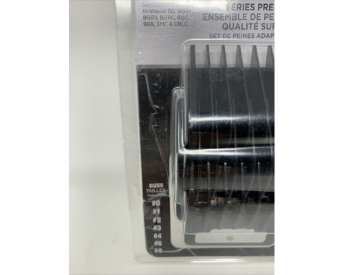 Comb set Andis AN-33640, for hair clippers BG, BGR+, BGRV, BGRC, BGC, BGS, SMC, DBLC, 7