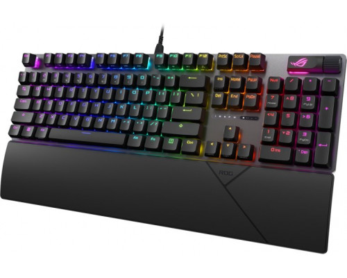 ASUS ROG Strix Scope II, 96%, Wired, RF Wireless + USB, Mechanical, RGB LED, Black